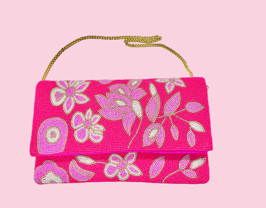 Beaded Envelope Clutch