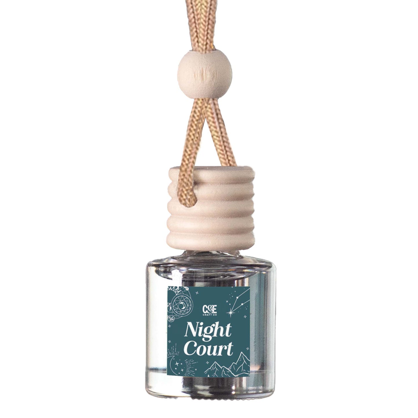 Bookish Scented Car Freshener - Long Lasting - Air Car Diffuser: Night Court