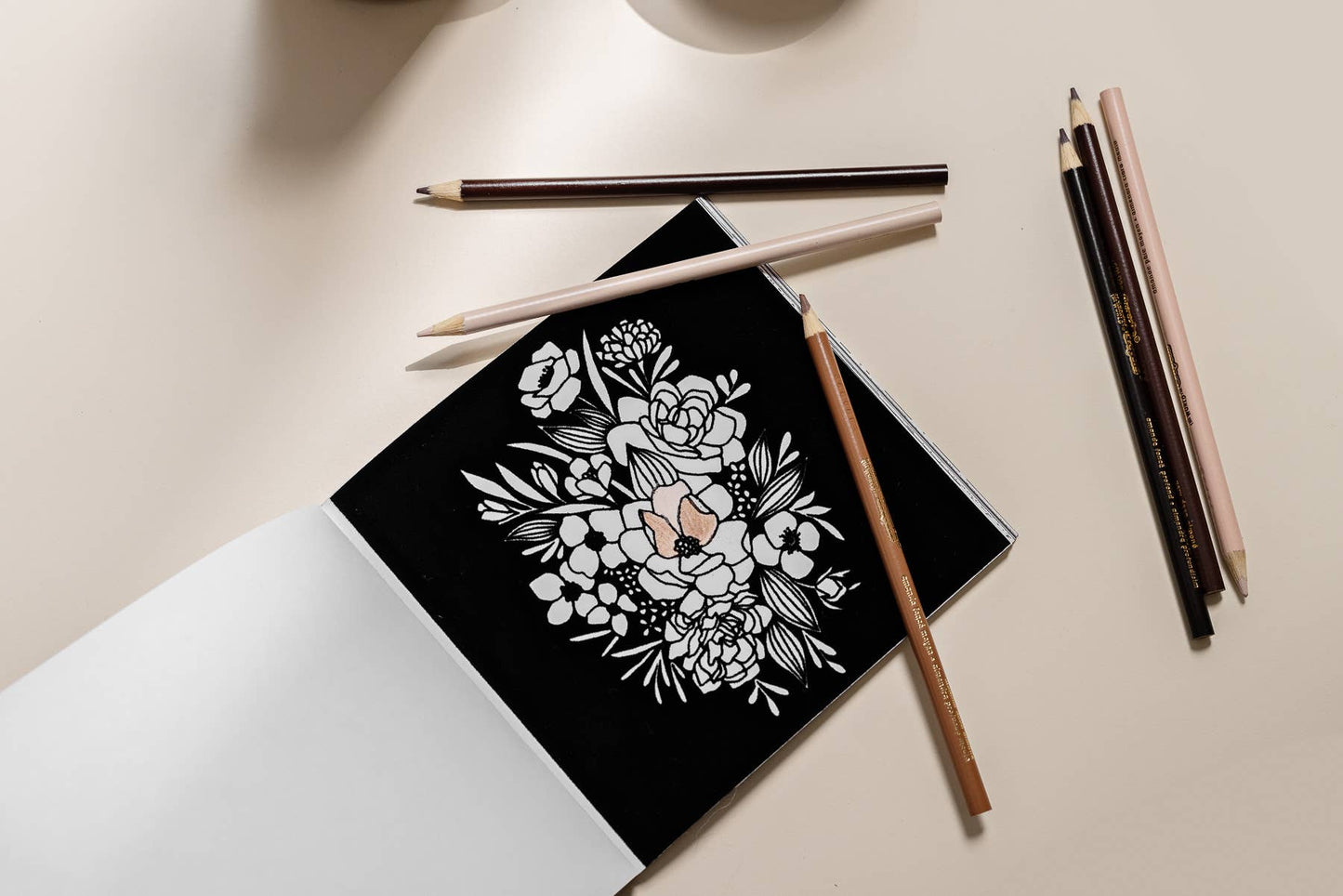 Bloom: A Stocking Stuffer Size Floral Coloring Book