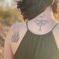 Luna Moth Temporary Tattoo: 1-Pack