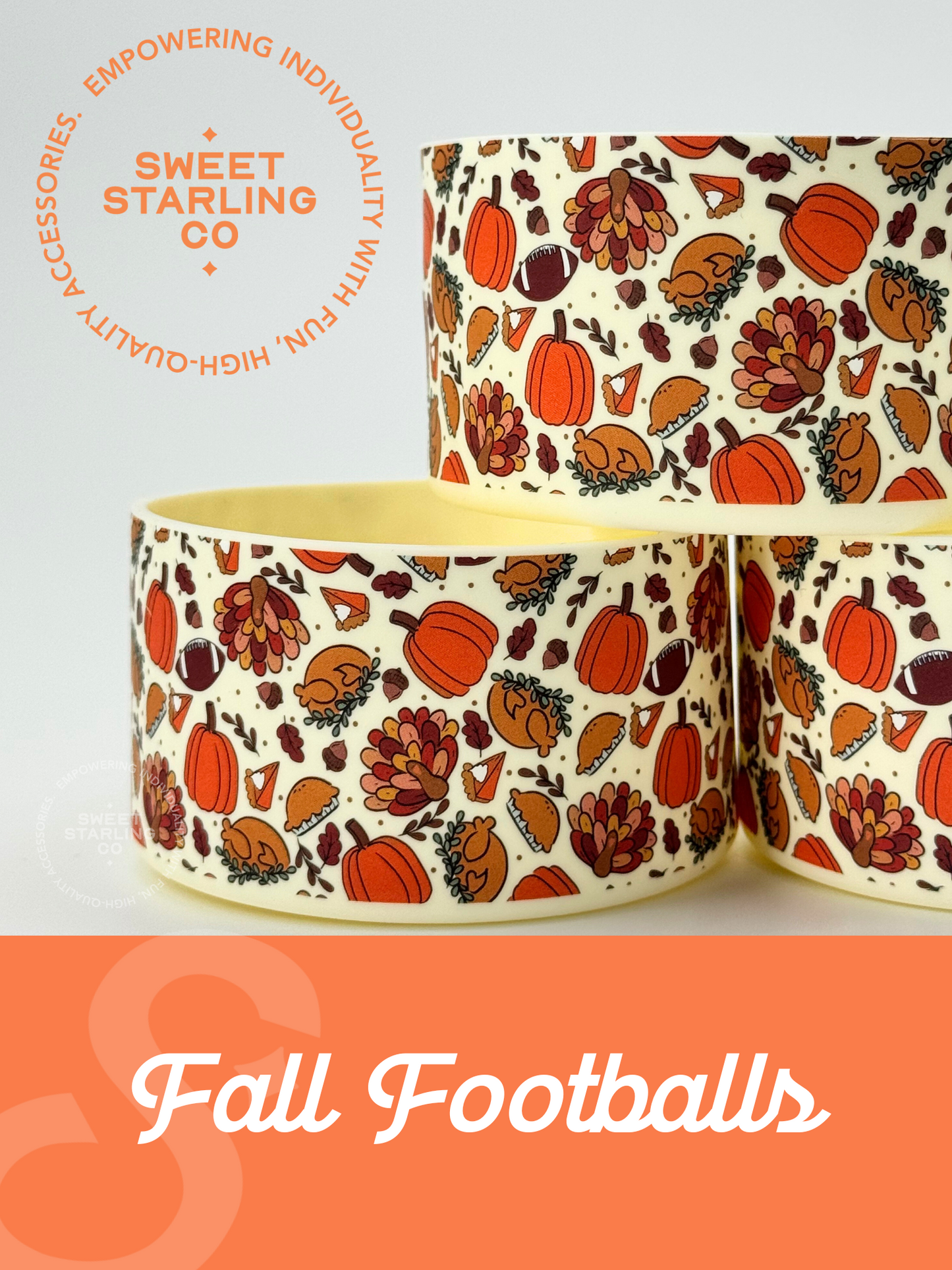 Fall Footballs Tumbler Boots