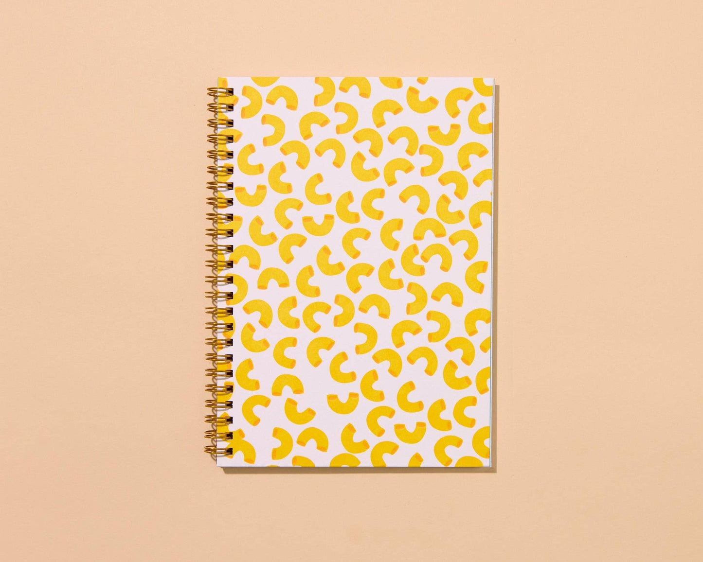 Macaroni Letterpress Spiral Notebook - Foodie, Pasta