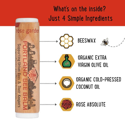 Rose Garden Beeswax Lip Balms