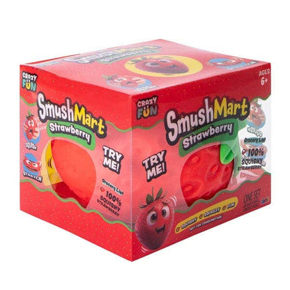 RMS SmushMart Giant Scented Squishy Strawberry Fidget Toy