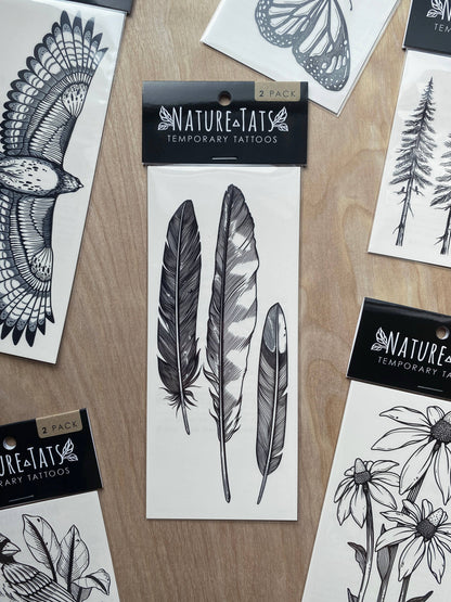 Feather Finds Temporary Tattoo: 1-Pack