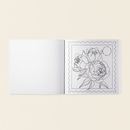 Love in Bloom: A Romantic Adult Coloring Book