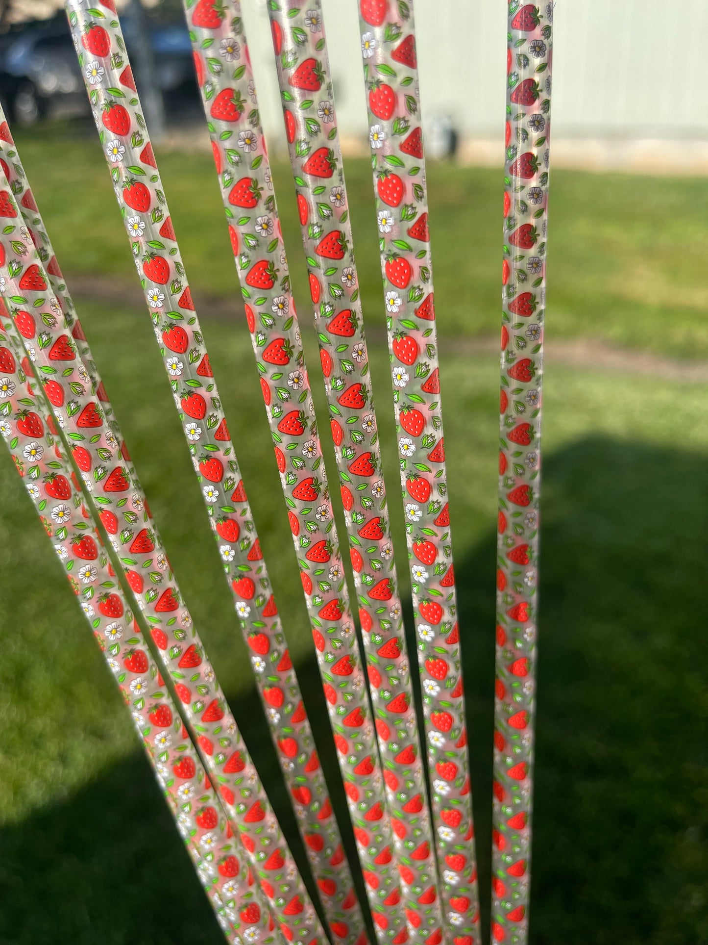 OG Strawberry 40 oz Reusable Straws- Slim Fit