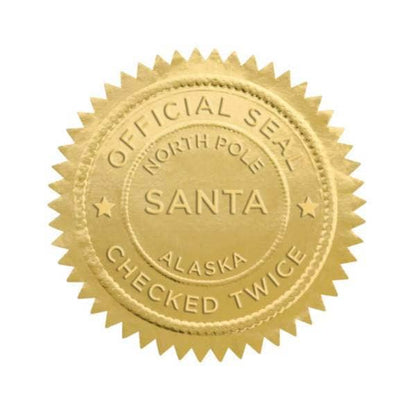 Santa Seals - Holiday Stickers