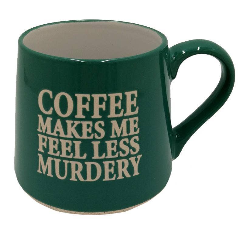 LESS MURDERY MUG