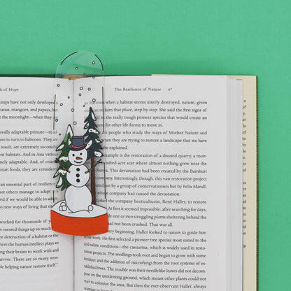 Snow Globe Bookmark (it's die cut!)