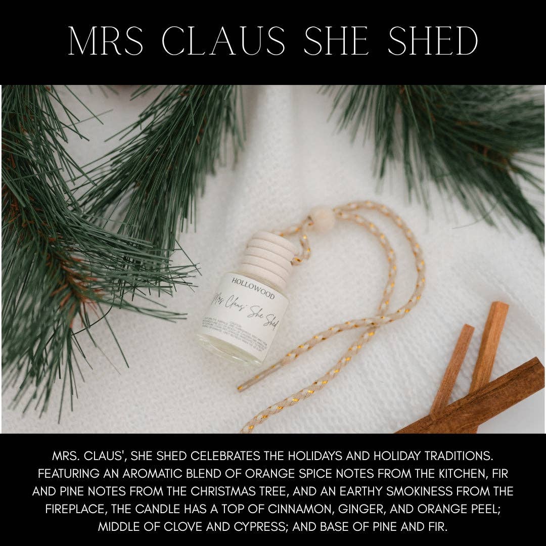 HOLIDAY CAR DIFFUSER: CASHMERE CEDAR