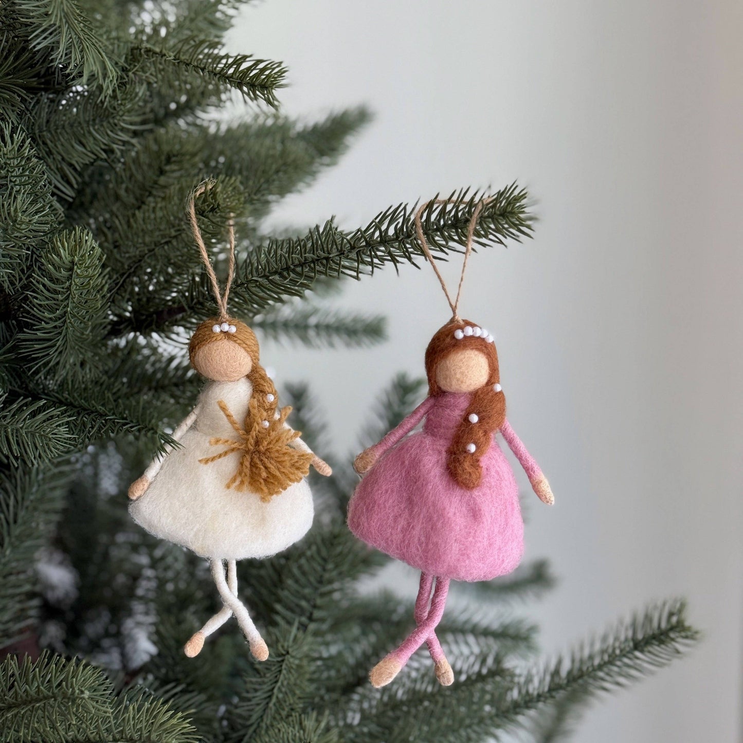 Felt Ornament - Ballerina: Pink Dress