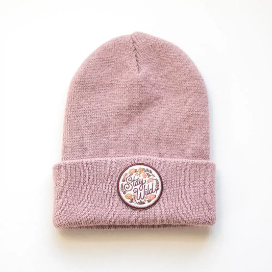 Stay Wild Rose Beanie Youth/Adult