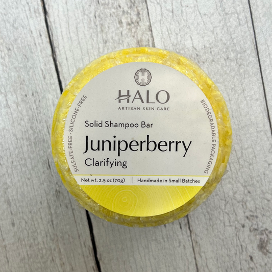 Solid Shampoo Bar Soap: Juniperberry Clarifying