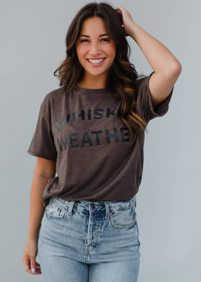 Dk. Brown Whiskey Weather Tee