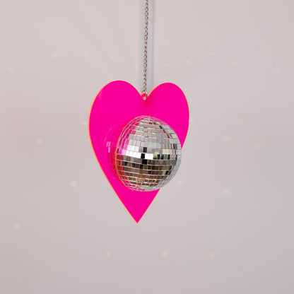 LARGE Disco Heart