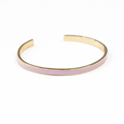 You Didn't Wake Up To be Weak Enamel Bangle Bracelet