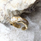 Gold Moonstone Ring: Sterling Silver Plated