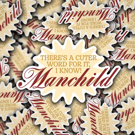 Vinyl Decal Manchild