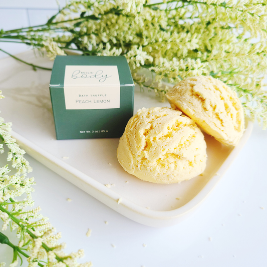 Peach Lemon Bath Truffle