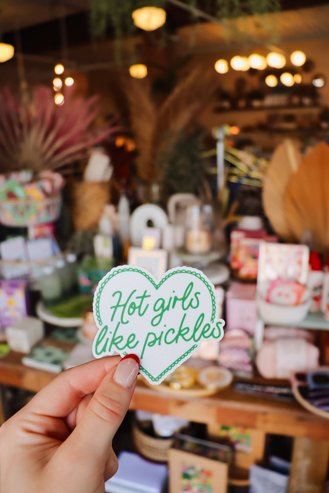 Hot Girls Like Pickles Sticker