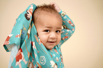 Island Vibes Muslin Blanket