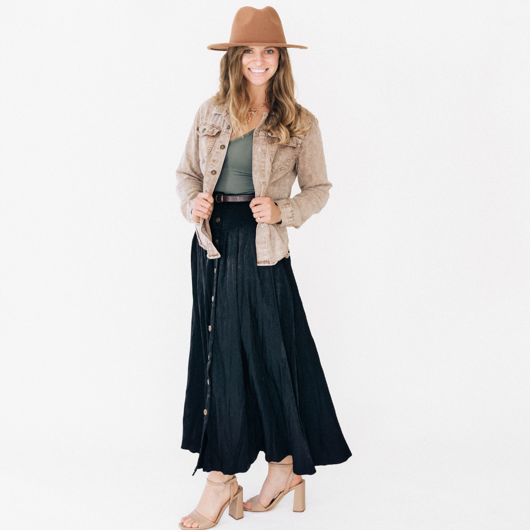 Brown Denim Jacket