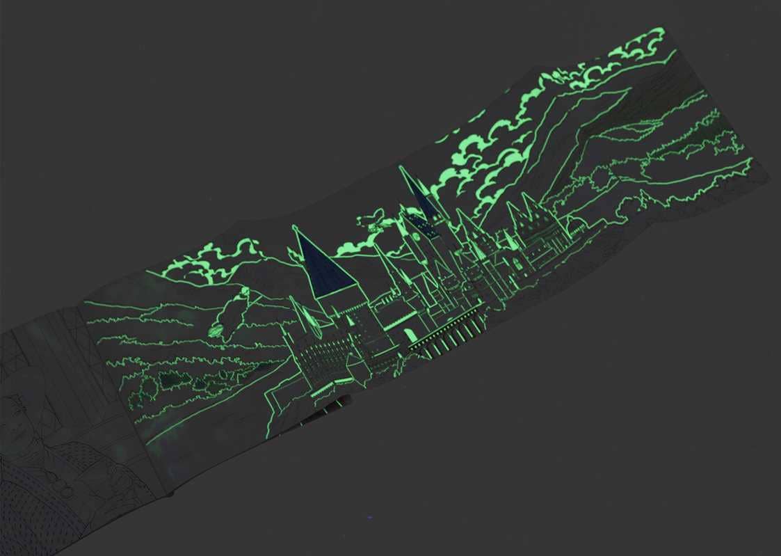 Harry Potter Glow in the Dark Coloring Book by Editors of Thunder Bay Press: Paperback; 76 pages / English