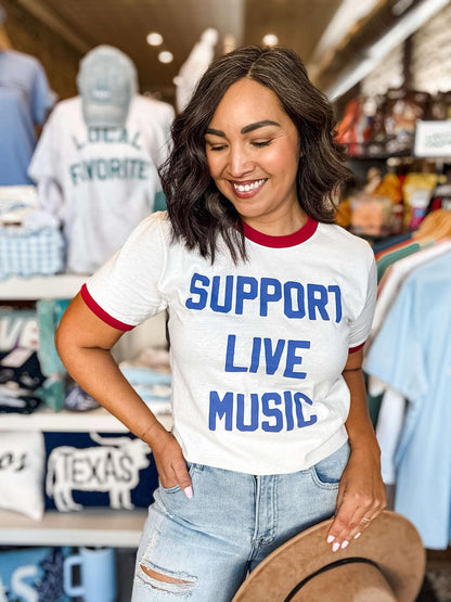 Support Live Music Tee