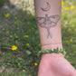 Luna Moth Temporary Tattoo: 1-Pack