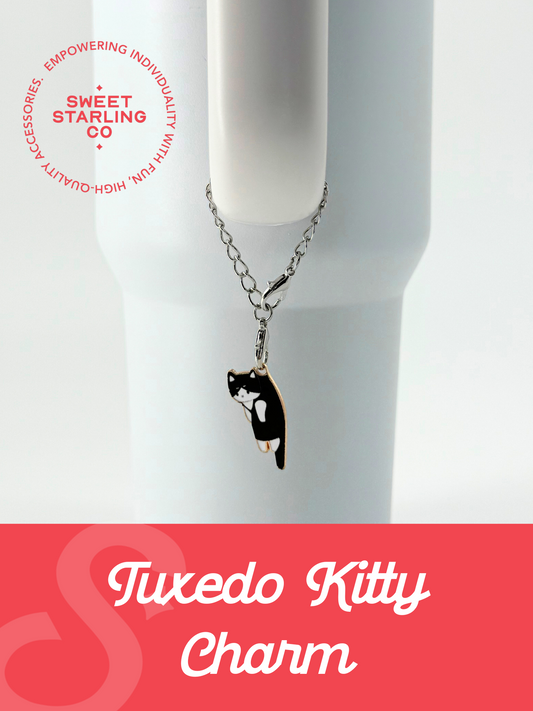 Tuxedo Kitty Charm