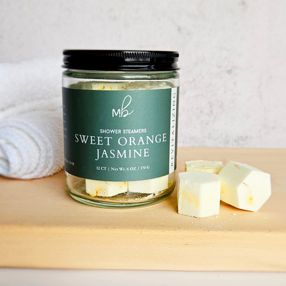 12ct Mini Shower Steamer Jars | Aromatherapy: Rosemary Mint