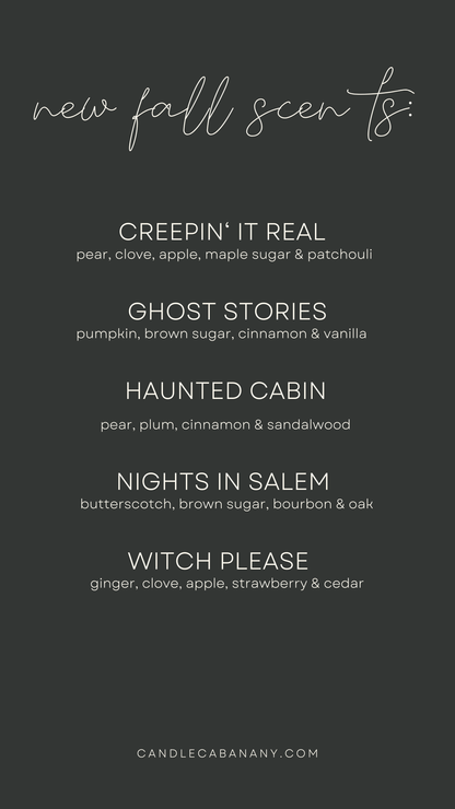 17 OZ The Graveyard Candle - Natural Soy + Fall Candles: Salted Caramel