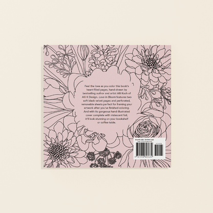 Love in Bloom: A Romantic Adult Coloring Book