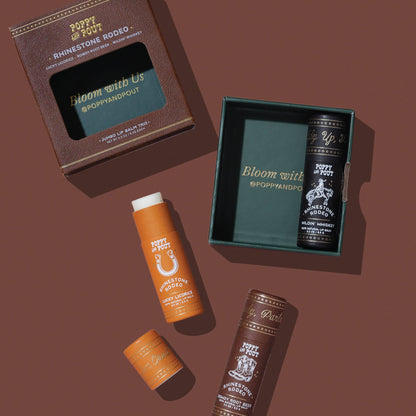 Gift Set, Lip Balm Trio, Rhinestone Rodeo