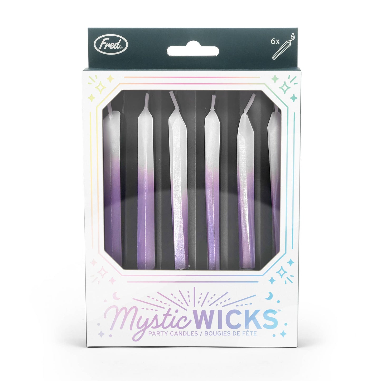 Mystic Wicks - Crystal Birthday Canles - Set of 6