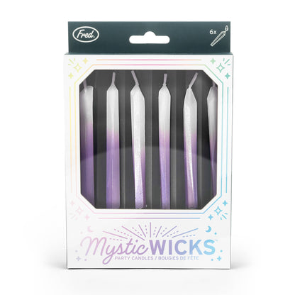 Mystic Wicks - Crystal Birthday Canles - Set of 6