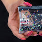 Liquid Glitter Coin Purse-Midnight Glam