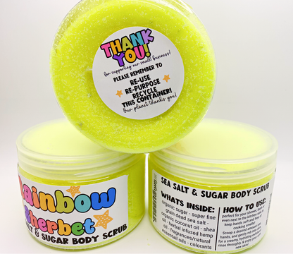 Rainbow Sherbet - Sea Salt and Sugar Body Scrub 