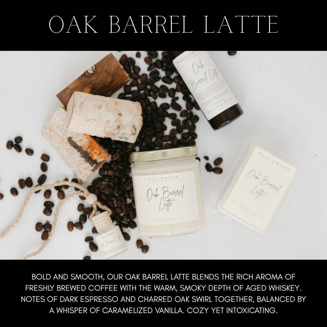 Oak Barrel Latte Fall 8 oz Candle
