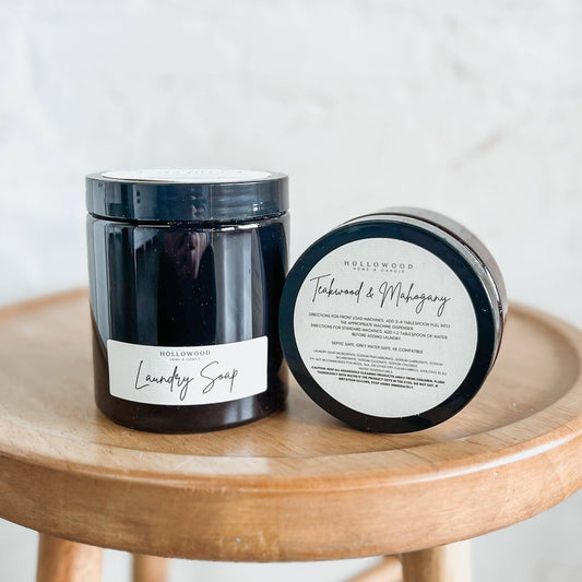 TEAKWOOD & MAHOGANY | LAUNDRY SOAP: 22 OUNCES