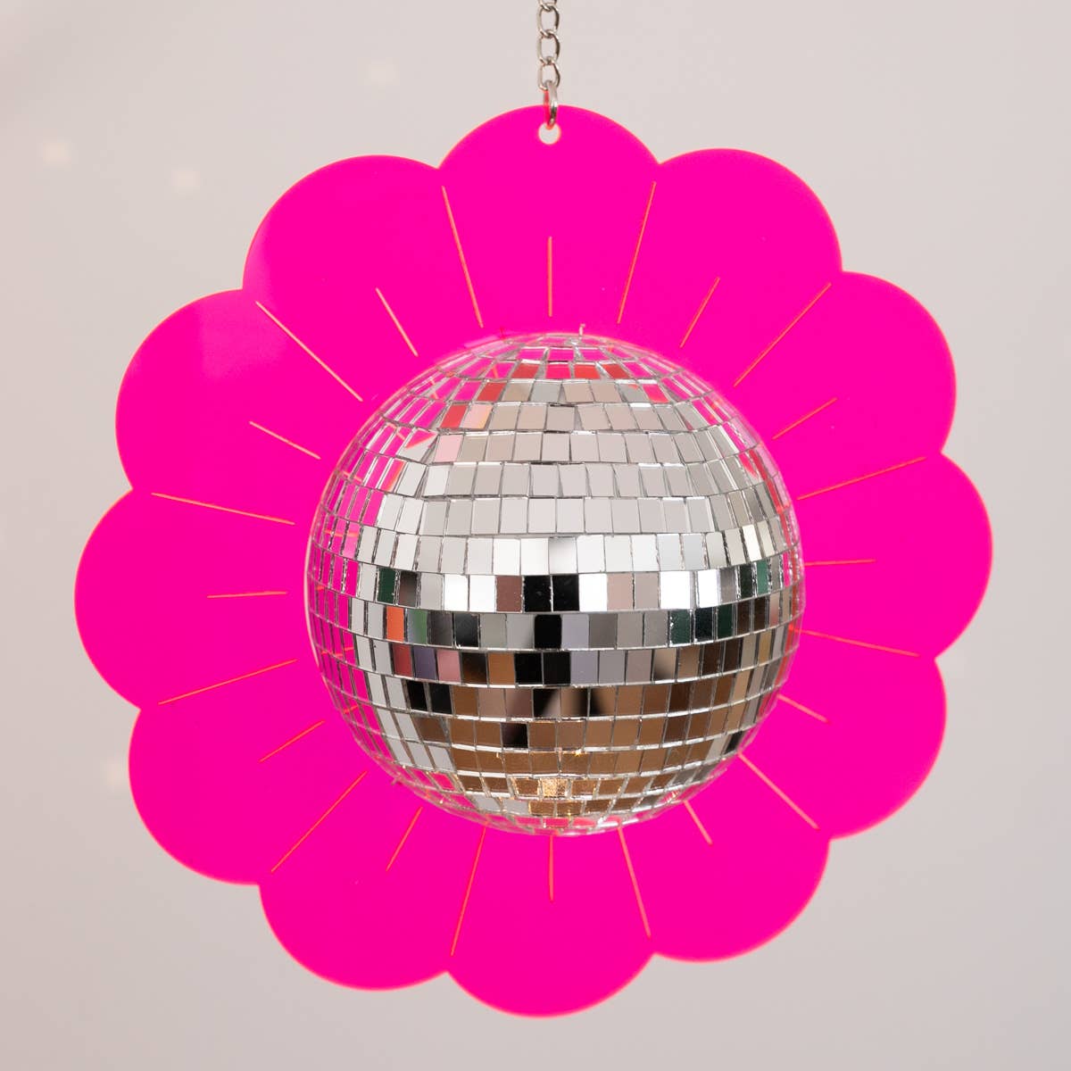 LARGE Disco Daisy: Hot Pink