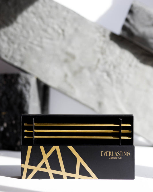 Gold Everlasting Candle – Reusable Steel Candles