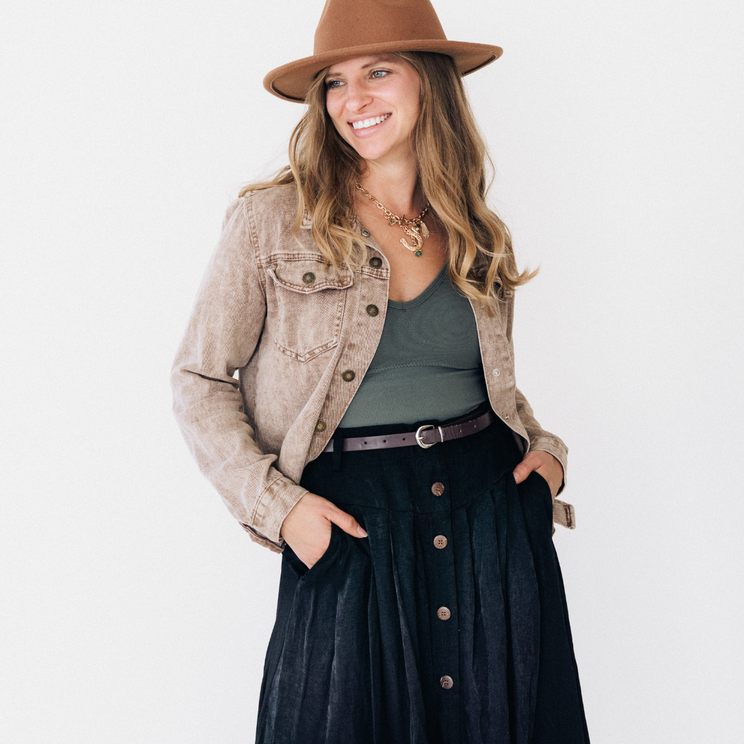 Brown Denim Jacket