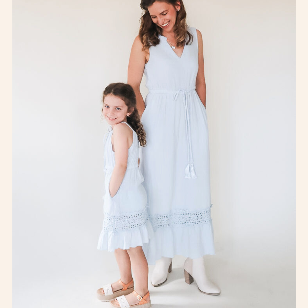 Lace Cutout Mommy & Me Dress - Child