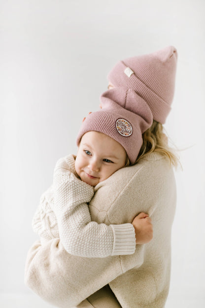 Stay Wild Rose Beanie: Youth/Adult (Fits Ages 5+)