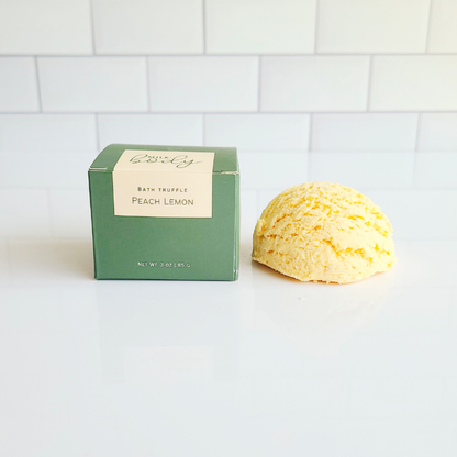 Peach Lemon Bath Truffle