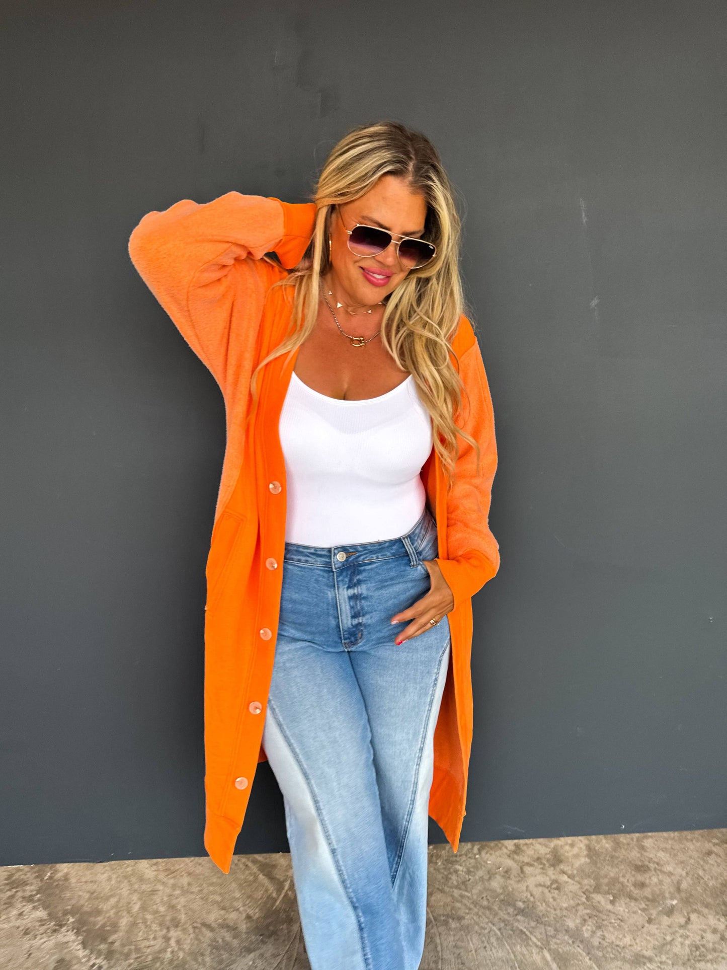 DESI SWEATSHIRT CARDIGAN