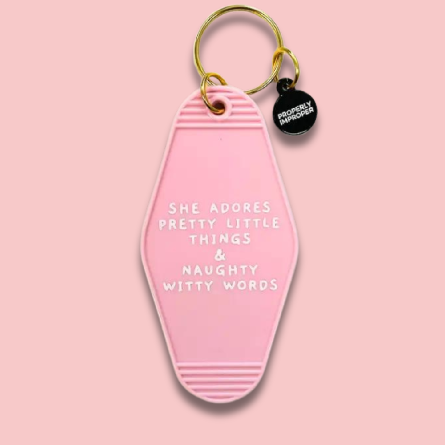She Adores Pretty Little Things - Keychain