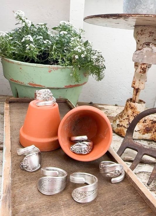 Vintage Spoon Twist Ring